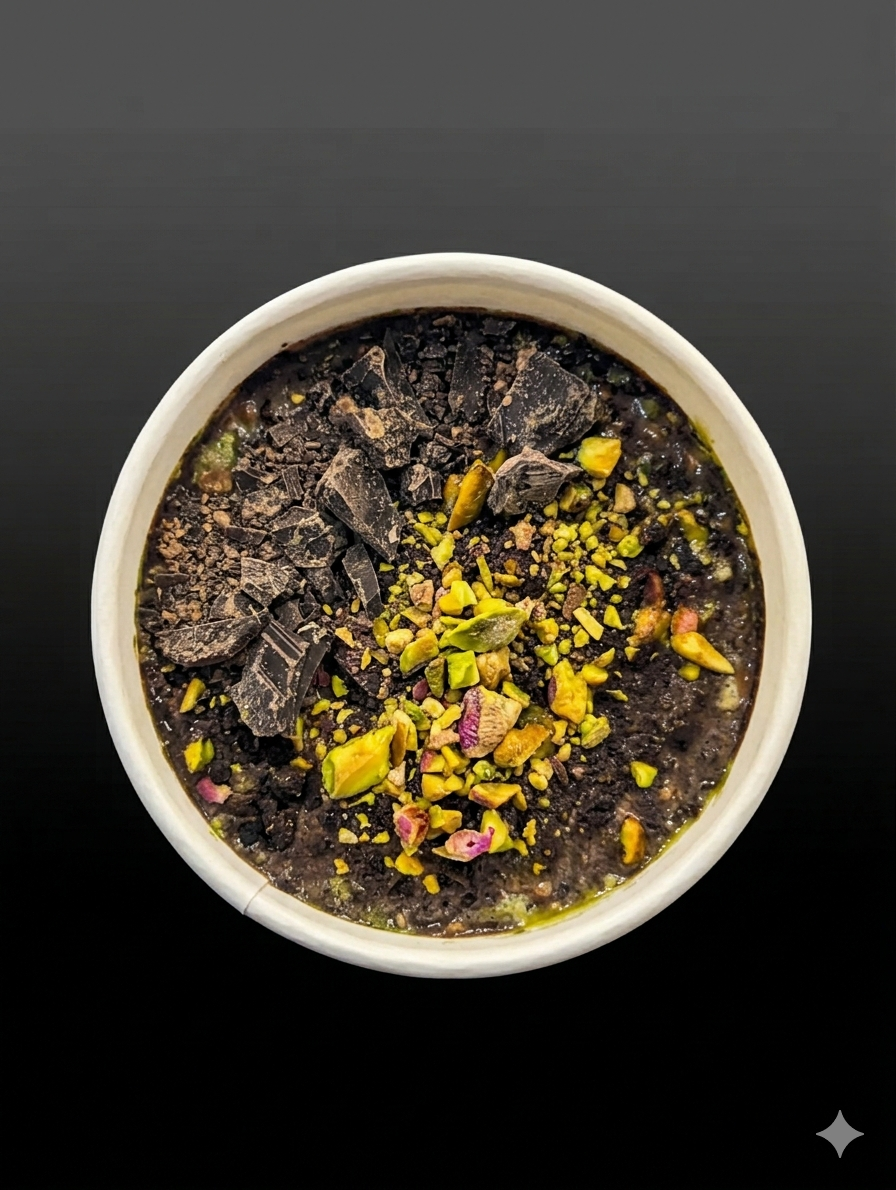 Dubai Chocolate Pistachio Overnight Oats