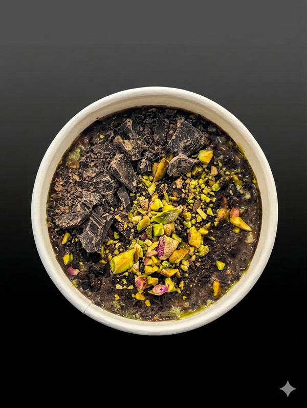 Dubai Chocolate Pistachio Overnight Oats