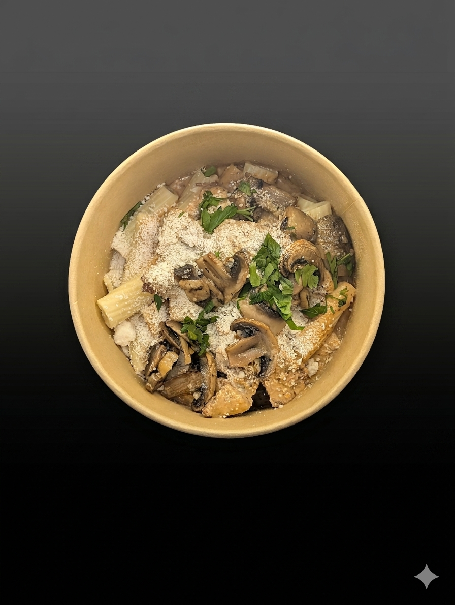 Beef,Peppercorn & Mushroom Pasta