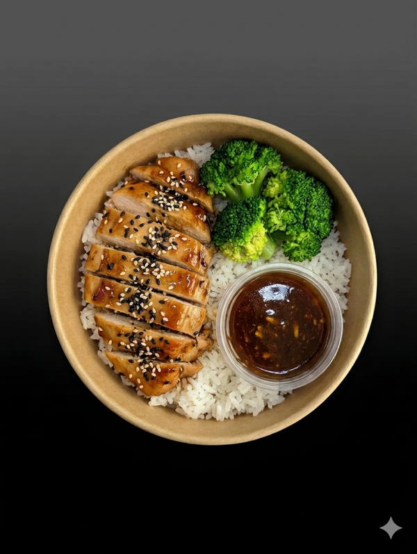 Honey, Soy & Ginger Sticky Chicken & Rice