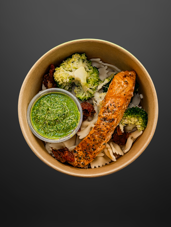 Salmon Pesto Pasta