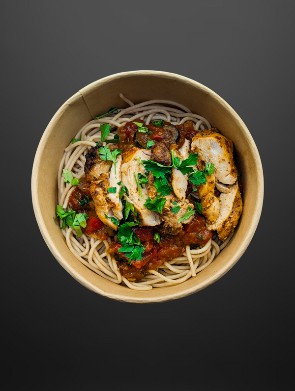 Chicken Spaghetti Alla Puttanesca