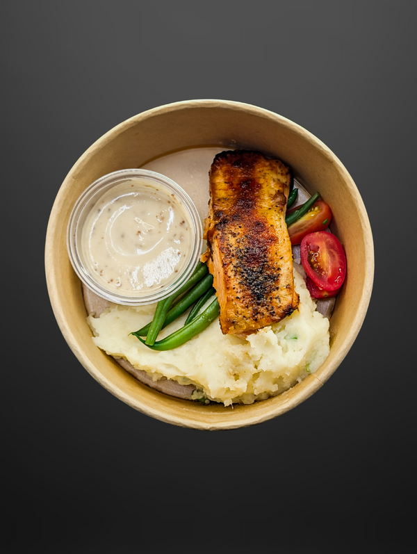 Honey & Mustard Glazed Salmon