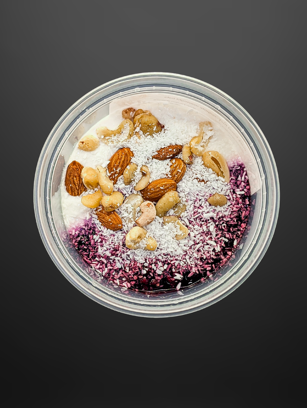 Black Forest Compote Overnight Oats